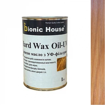 Олія для дерева Bionic House Hard Wax Oil - UV з твердим воском і УФ-захистом Клен