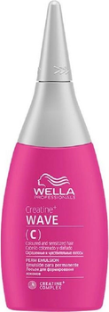 Płyn Wella Professionals Creatine+ Wave do trwałej ondulacji do włosów farbowanych lub uwrażliwionych 75 ml (8005610437972)