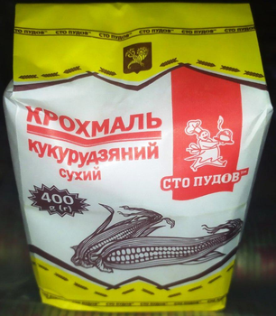 Крохмаль Сто Пудів кукурудзяний 400г