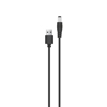 Кабель питания ACCLAB USB-A - DC 5.5х2.5мм 5В/1.5A черный 1283126552823