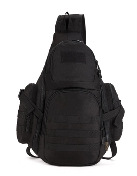 Рюкзак тактичний однолямочний Protector Plus X212 black