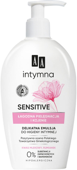 Емульсія для інтимної гігієни Aa Intimate Protection & Care Sensitive Dispenser 300 мл (5900116025384)