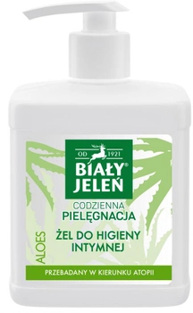Гель для інтимної гігієни Bialy Jelen гіпоалергенний з алое вера 500 мл (5900133004362)