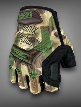 Тактичні безпалі рукавички відкриті Mechanix M-Pact XL мультикам