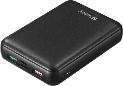 Powerbank Sandberg USB-C PD 45W 15000mAh Black (5705730420665)