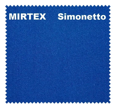 Сукно бильярдное Simonetto 197см синее пирамида/пул