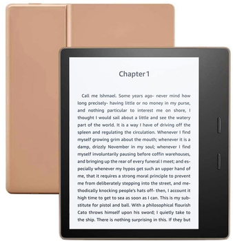 Książka elektroniczna Amazon Kindle Oasis 10th Gen. 32GB Champagne Gold  (B07KR2N2GF)