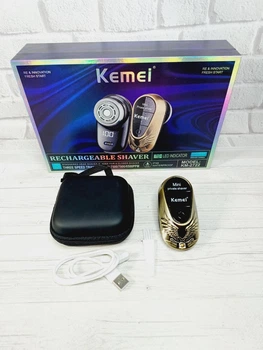 Портативная мини бритва на аккумуляторе Kemei KM-2722
