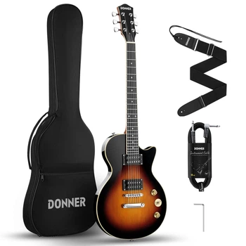 Электрогитара Donner DLP-124 SB - комплект