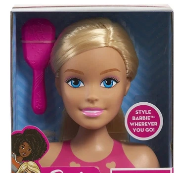 Маленька голова манекен 15см Барбі блондинка Barbie Mini Blonde Styling Head