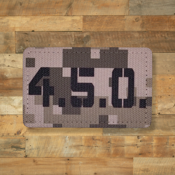 Шеврон 450, 8х5, піксель, налипучці (велкро), патч друкований