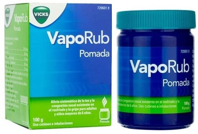 Maść lecznicza Vicks na przeziębienia Vaporub 100 g (8470007206019)