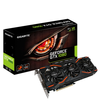 Відеокарта Gigabyte GeForce GTX 1080 Windforce OC 8GB GDDR5X Б/в