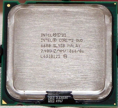 Процессор Intel Core 2 Duo E6600 LGA775 2.4GHz/ 4 MB/ 1066 Mhz s775 Tray Б/У