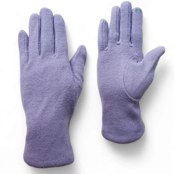 Перчатки женские из тоненького кашемира Мария лаванда сенсорные 7015_8,5_lavender
