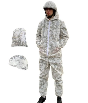Маскировочный костюм Alpine + кавер + чехол Белый мультикам (Kali) AI435