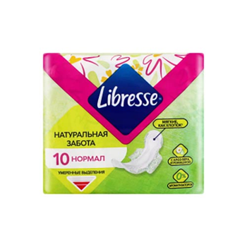 Критичні прокладки Libresse Natural Care Ultra Normal 10 шт.