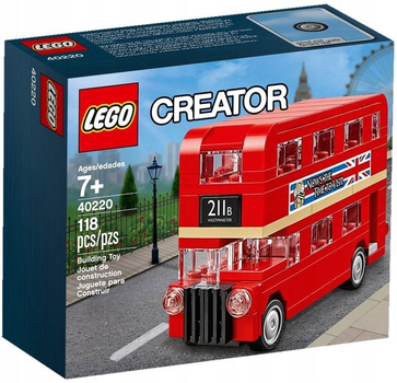 Zestaw klocków Lego Creator London City Bus 118 części (40220)