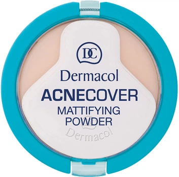 Матирующая компактная пудра Dermacol Acnecover для проблемной кожи 11 г 01-Porcelain (8595003933735)