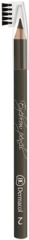 Карандаш для бровей Dermacol Eyebrow Pencil со щеточкой 1.6 г 02 Серый (85951662)