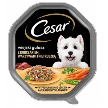 Mokra karma dla psów Cesar z kurczakiem, warzywami i pietruszką 150 g (4008429148514)