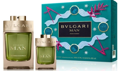 Набір для чоловіків Bvlgari Man Wood Essence Парфумована вода 100 мл + Парфумована вода 15 мл (783320419287)
