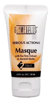 Маска с зеленым чаем и травами для проблемной кожи GlyMed Plus Serious Action Masque, 30 мл (11359)