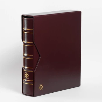 Альбом для монет Leuchtturm, OPTIMA з футляром на 304 монети, червоний
