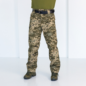 Брюки зимние Пиксель, мужские утепленные камуфляжные брюки на нетканой подкладке 48