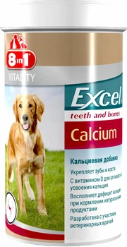 Кальцієва добавка для собак Excel Calcium 155тб