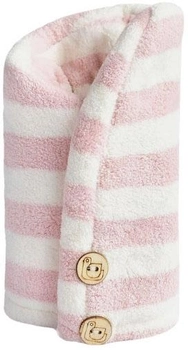 Ręcznik do włosów Trust My Sister z mikrofibry Różowo-Biały (5902539715347)