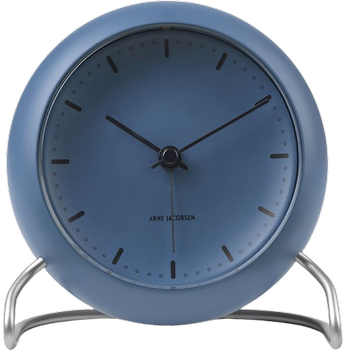 Zegar biurkowy Arne Jacobsen City Hall Blue (43691)
