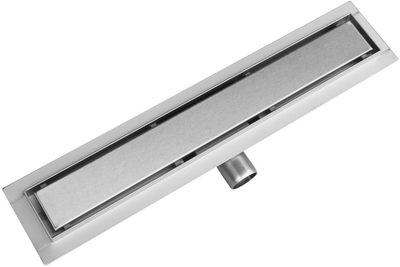 Трап лінійний AQUASTREAM 80 Chrome G13 нержавіюча сталь