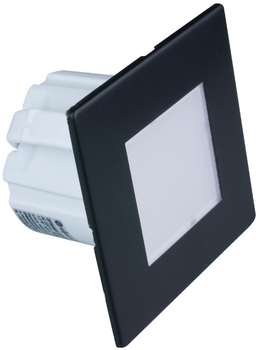 Oprawa schodowa LED DPM kwadratowa matowa czarna (YCB177B) (5906881206720)