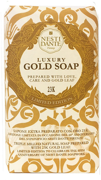 Mydło toaletowe Nesti Dante Luxury Gold Soap 250 g (837524000830)