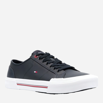 Sneakersy męskie do kostki Tommy Hilfiger THIFM0FM04561DW5 46 Niebieskie (8720643116433)