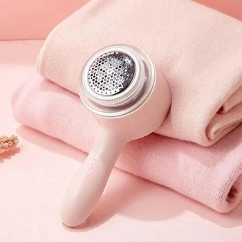 Потужна Бездротова машинка для видалення катишок UKC Lint Remover 668 із зарядкою від Usb рожева