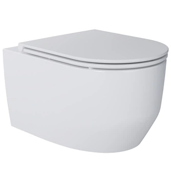 Унітаз підвісний Devit Art 3.0 3030140 безобідковий з кришкою soft-close, Vortex Flush, білий глянець