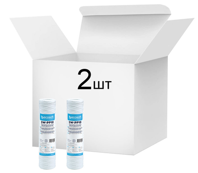 Набор картриджей Ecosoft CPN251010ECO 2.5"х10" 10 МКМ из полипропиленовой нити 2 шт