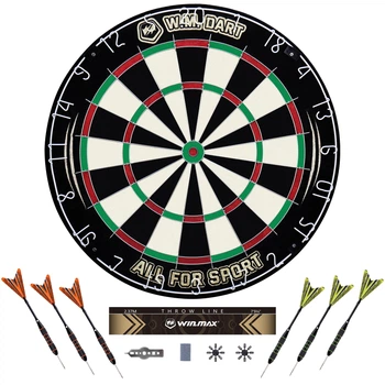 Дартс профессиональный из сизаля WinMax Match Play G491 45cм 6 дротиков