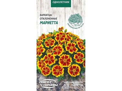 Чорнобривці СЕМЕНА УКРАИНЫ (10 пачок) відхилені "Мариетта" ОД 0,5г