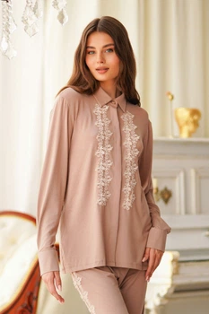 Рубашка Komilfo 50(2XL) Коричневый (93850)