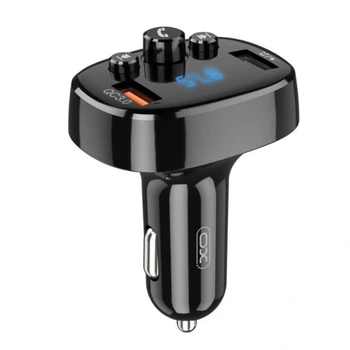 Зарядний пристрій автомобільний XO-BCC03 Bluetooth+QC3.0