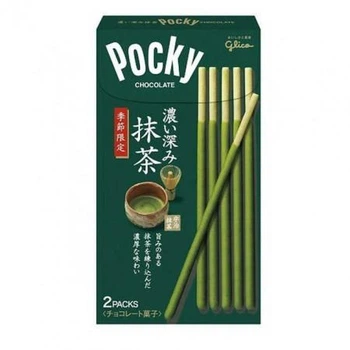 Японські палички в глазурі Glico Pocky Matcha Green Tea 2 pack 30,8 грам (Japan)