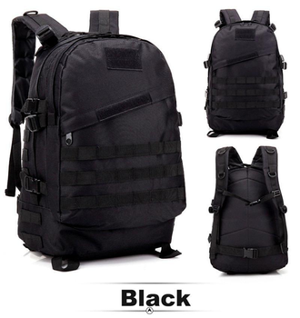 Тактичний військовий армійський рюкзак на 35 літрів колір Чорний