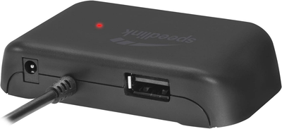 Hub USB SPEEDLINK SNAPPY EVO 4-port Passive USB 2.0 Black (SL-140004-BK)