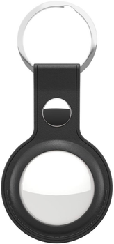Шкіряний брелок KeyBudz Leather Keyring для Apple AirTag (2 Pack) Black (AT2_S1_BLK)