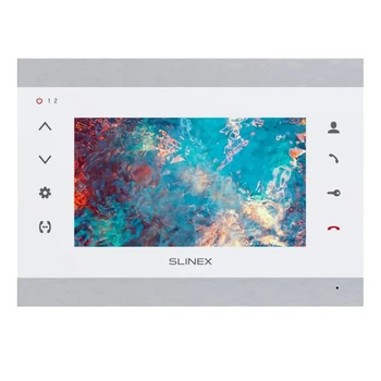 Wi-Fi домофон Slinex SL-07N Cloud біло-сріблястий з переадресацією виклику