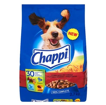 Сухий корм для собак, які страждають на алергію Chappi птиця/яловичина 2.7 кг (5900951252792)