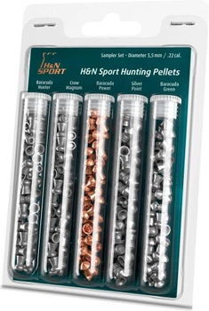 Набор пневматических пуль H&N Hunting Sample Test кал. 5,5 мм